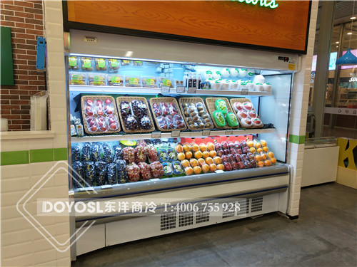 上海市閔行區鮮豐水果水果展示柜-水果保鮮柜案例